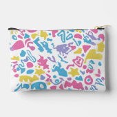 Meisje met hoofdtelefoon buigt zelfverzekerd en on etui (Achterkant)