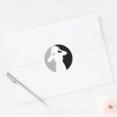 Meisje met hoofdtelefoon Sticker (Envelop)