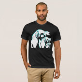 Meisje met hoofdtelefoon t-shirt (Voorkant volledig)