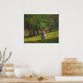 Meisje met hooihark poster (Keuken)