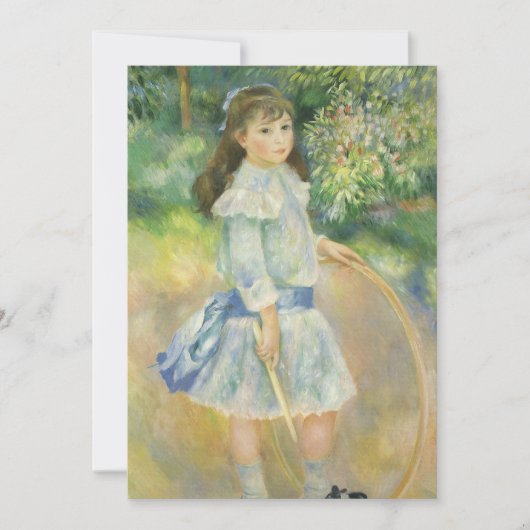 Meisje met Hoop van Pierre Renoir, Kunst (Voorkant)