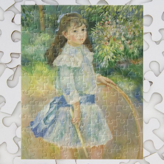 Meisje met Hoop van Pierre Renoir,  Kunst Legpuzzel