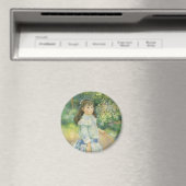 Meisje met Hoop van Pierre Renoir,  Kunst Magneet (Insitu (Vaatwasser))