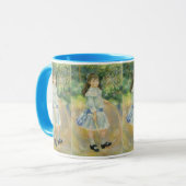 Meisje met Hoop van Pierre Renoir,  Kunst Mok (Voorkant links)