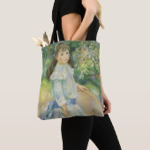 Meisje met Hoop van Pierre Renoir, Kunst Tote Bag (Dichtbij)