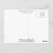 Meisje met Jack o' Lantern Briefkaart (Achterkant)