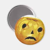 Meisje met Jack o' Lantern Magneet (Voorkant / Achterkant)