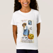 Meisje met Jack o' Lantern T-shirt (Voorkant)