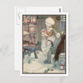 meisje met Jam en Pickles van Anne Anderson Briefkaart (Voorkant / Achterkant)