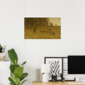 Meisje met kalkoenen poster (Thuiskantoor)