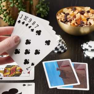 Meisje met kameelschilderij van Alfred Fox Pokerkaarten