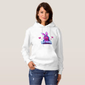 Meisje met Kash Rabbits Hoodie (Voorkant volledig)