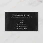 meisje met kat en melksausje visitekaartje (Achterkant)