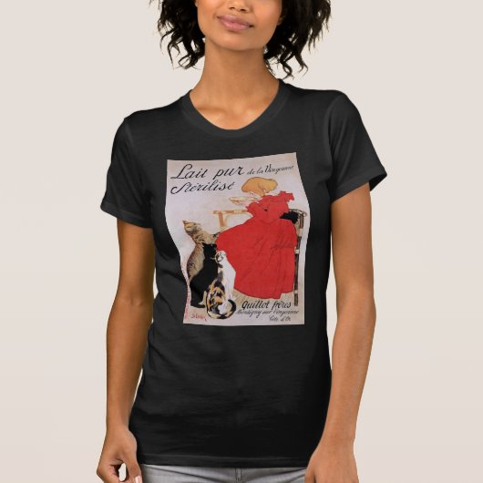 Meisje met katten, Alexandre Steinlen T-shirt (Voorkant)