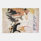 Meisje met katten, Alexandre Steinlen Theedoek (Horizontaal)