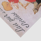 Meisje met katten, Alexandre Steinlen Tissuepapier (Detail)