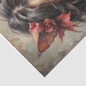 Meisje met katten Decoupage Tissuepapier (Detail)