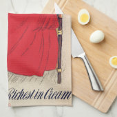 Meisje met katten, Vintage Poster, Alexandre Stein Theedoek (Quarter Fold)