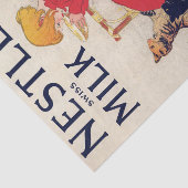 Meisje met katten, Vintage Poster, Alexandre Stein Tissuepapier (Detail)
