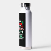 Meisje met kerst in de kiem waterfles (Links)