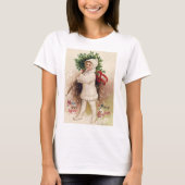 meisje met kerstboom, Ellen Clapsaddle T-shirt (Voorkant)