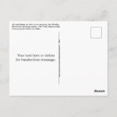 Meisje met Kitten Amerikaanse Victoriaans Folk Art Briefkaart (Achterkant)