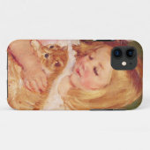 Meisje met Kitten, Mary Cassatt Case-Mate iPhone Case (Achterkant (horizontaal))