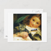 Meisje met Kitten, Sophie Anderson Briefkaart (Voorkant / Achterkant)