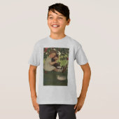 Meisje met Kitten T-shirt (Voorkant volledig)