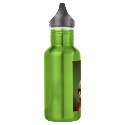 Meisje met Kitten, William Thompson Bartol Waterfles (Links)