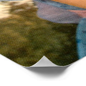 Meisje met kittens poster (Hoek)