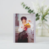 Meisje met korf Sinaasappels en leemten van Cot Briefkaart (Staand voorkant)