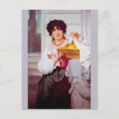 Meisje met korf Sinaasappels en leemten van Cot Briefkaart (Voorkant)