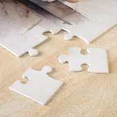 Meisje met labrador legpuzzel (Zijkant)