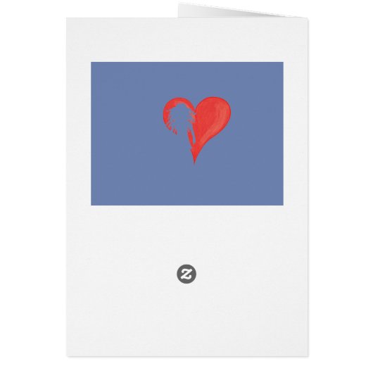 Meisje met lang krullende haar en groot hart (Achterkant)