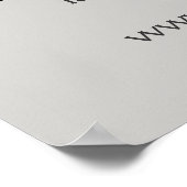 Meisje met Lashes op Lt Grey Beauty Poster (Hoek)