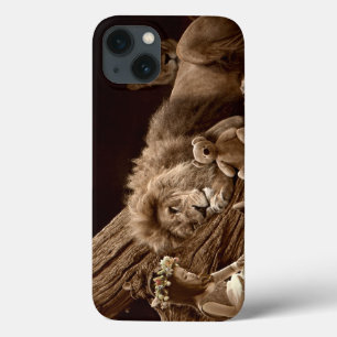 Meisje met Lion en Teddy Bear Case-Mate iPhone Case