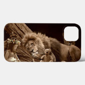 Meisje met Lion en Teddy Bear Case-Mate iPhone Case (Achterkant (horizontaal))