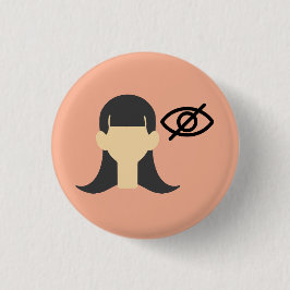 Meisje met Low Vision Button