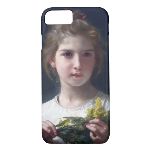 Meisje met Mimosa, Bouguereau Case-Mate iPhone Case (Achterkant)
