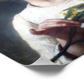 Meisje met Mimosa, Bouguereau Poster (Hoek)