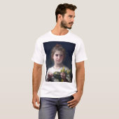 Meisje met Mimosa, Bouguereau T-shirt (Voorkant volledig)
