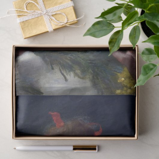 Meisje met Mimosa, Bouguereau Tissuepapier (Geschenk)