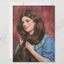 Meisje met mooi lang bruin haar