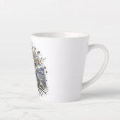 Meisje met muzikale sfeer latte mok (Rechts)