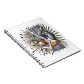 Meisje met muzikale sfeer notitieboek (Rechterzijde)