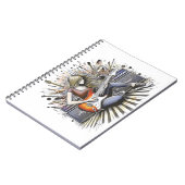 Meisje met muzikale sfeer notitieboek (Linkerzijde)