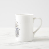 Meisje met muzikale sfeer porselein kop (Rechts)