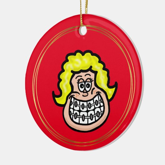 Meisje met Ornament van races (Links)