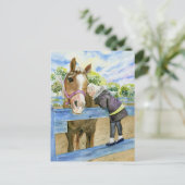 Meisje met paard Anytime Kaart (Staand voorkant)